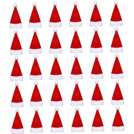 Juldekorationer, Mini Julhattar Små DIY Jul H