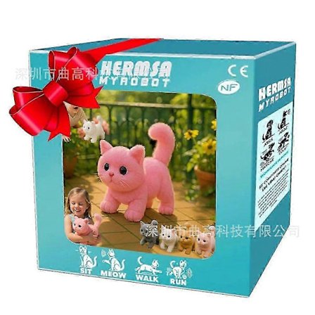 2025 Nico Robothund, Katt, Pingvin, Panda, Min Realistiske Robothvalp, Katt, Interaktivt Plysjleketøy Som Oppfører Seg Som En Ekte Valp, Katt[D]