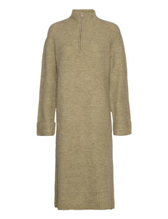 Objminna L/S Knit Dress 122 Khaki Object