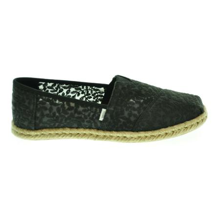 Toms, Espadrilles 221Tom 13 Zwart, Dames, Maat:37 EU