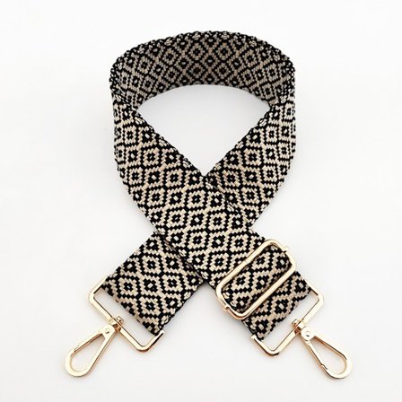 Justerbar veskestropp, skulderreim, bred