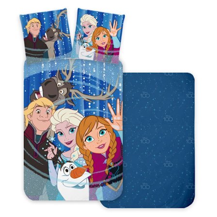 Disney Frozen Eventyr Venners Sengesæt til Børn 100×135 cm og 40×60 cm