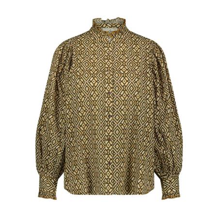 Circle of Trust Blouse , Bruin , Dames , Maat: XL