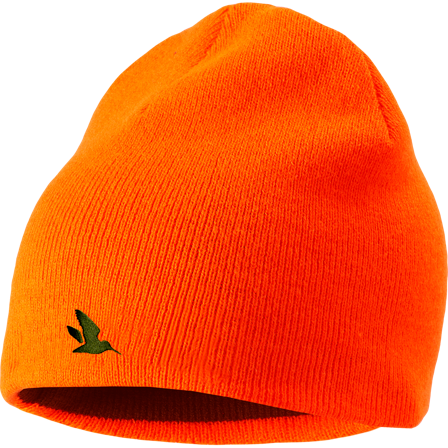 Seeland Ian Reversible Beanie Hi-Vis Orange/Pine Green