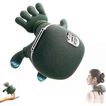 Skuldermassage, shiatsu massage til ryg og nakke, opvarmet nakke- og skuldermassage, massagepude til nakke og skuldre