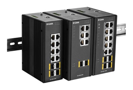D-LINK DIS 300G-12SW - switch - 8 porter - Styrt