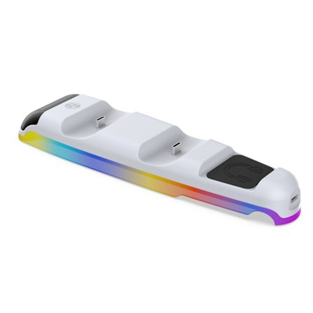 Kontroller Ladestasjon Joystick Dock Mount, Dobbel Spor Trådløs Laderholder, Elegant Brakett Egnet for Slim