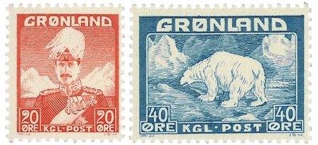 Grønland 1946 - AFA 26-27 - Postfrisk