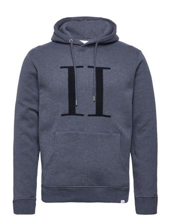 Encore Bouclé Hoodie Huppari Tummansiniset Les Deux