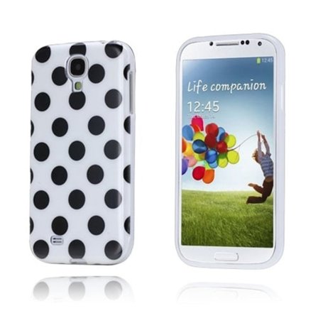 Polka Dots (Vit) Samsung Galaxy S4 Skal