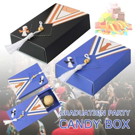 5st Doctor Hat Cap Godislåda Graduation Party Dekoration SVART