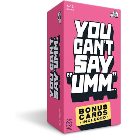 Big Potato You Can't Say UMM: Et selskapsspill for familie og voksne, fartsfylt familieordspill, bonusinnhold inkludert