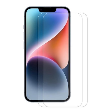 [2-PACK] iPhone 14 Härdat Glas Skärmskydd - Clear