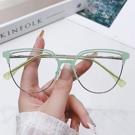 Anti-Blå Lys Briller Firkantede Briller GRØN GRØN