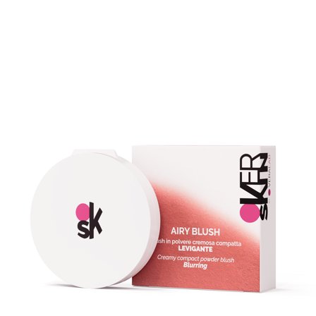 Overskin AIRY BLUSH 01 ROSY VEIL 2,8g - Fard compatto