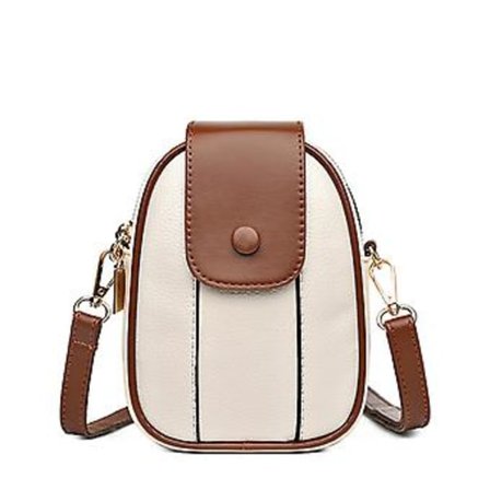 Belteveske for menn og kvinner med justerbare stropper (hvit)