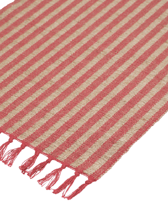 Svanefors Adam Löpare Jultextil Röd 33x120cm