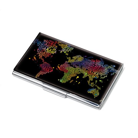 Kortfodral / Visitkortsfodral Troika Colourful world