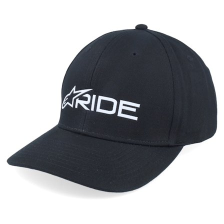 Alpinestars - Ride 3.0 Hat Black/White Adjustable Adjustable Black Cap - @ Hatstore
