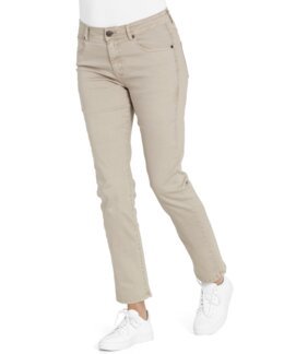 Stretchjeans med strikk bak Beige - 52 - Åshild