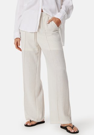 Object Collectors Item - Objblea HW Pants - White - Kläder - - Bubbleroom