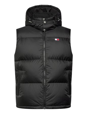 Tjm Alaska Down Vest Ext Black Tommy Jeans
