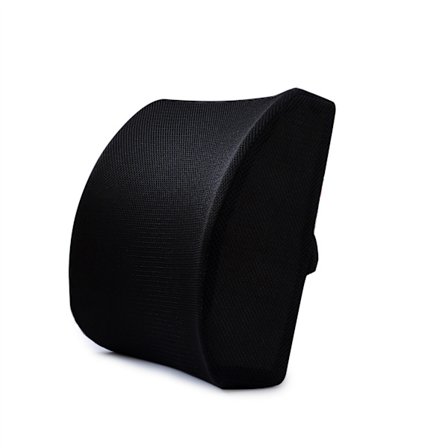 Lændestøtte til kontorstol, rygpudde til bil, hukommelsesskum