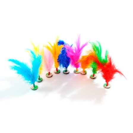 Håndlaget Shuttlecock av Tyrkisk Fjær - Rent Håndsydd