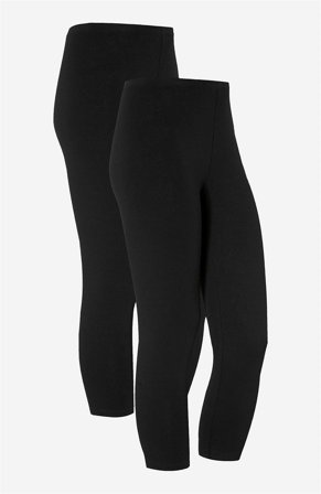 Cellbes of Sweden - Leggings Frida 2-pack i svart + svart for damer i størrelse 50/52