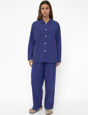 STUDIO FEDER Bella Pants - Poplin - Blue - XS