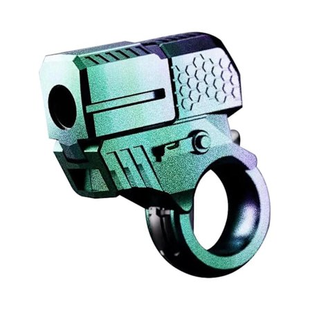 EDC Matt Svart Fidget Spinner: Handleksak i Metall