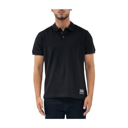 Versace Jeans Couture, Logo T-shirt Zwart, Heren, Maat:L
