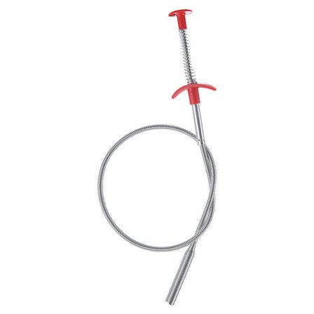 Avløpsrensetang, 60 cm avløpsslange, bøyelig avløpsslange, fire-klo håndtak, komfortabel og kraftig, mye brukt for tette vasker