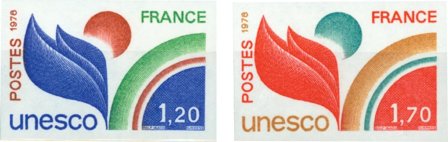 Frankrig 1978 - YT 56-57 - Utakket - Postfrisk