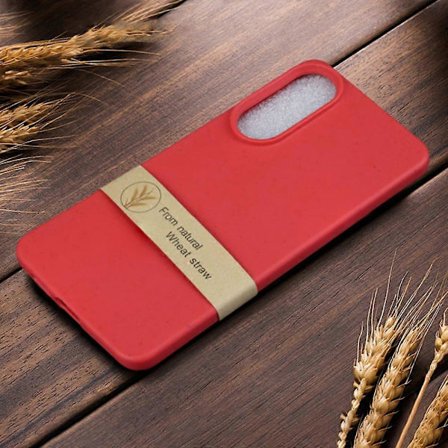 Masseindkøb Kompatibel Til Samsung Galaxy S25 Edge Case Biologisk Nedbrydelig Hvedestrå + TPU Miljøvenligt Telefoncover