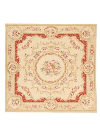 Medalionowy Aubusson - Tappissere 199X203 Wełna, Dywan