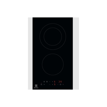 Electrolux Domino LHR3233CK keramisk häll - 29 cm - svart - keramik - ramlös