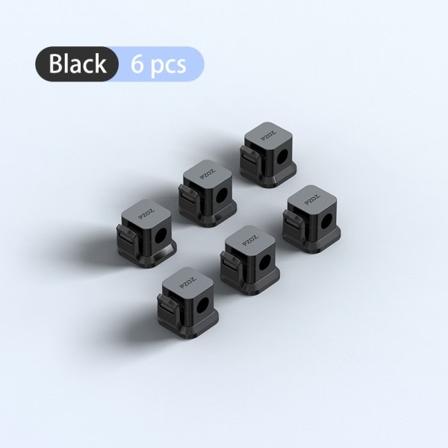 PZOZ 6stk Kabel Arrangør Management Tråd Holder USB Kabel Winder Desktop Rydning Clips Til Mus Øretelefon ledning Data Linje beskytter
