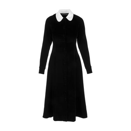 Tory Burch, Midi Dresses Czarny, Kobieta, Rozmiar: 2XS