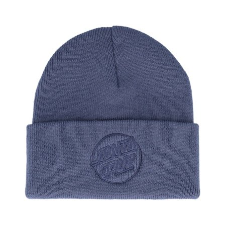 Santa Cruz - Blå cuff Beanie - Tonal Opus Dot Beanie Heritage Blue Cuff @ Hatstore