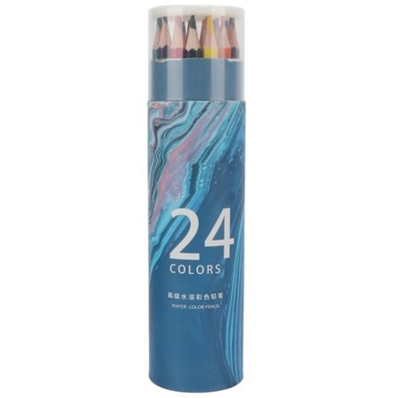 Värikynät 24 väriä Poppeli Materiaali Turvallinen Harmiton DIY Valmistus Kannettava Piirustus Kynät Graffiti