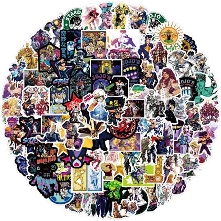 JoJo's Bizarre Adventure -tarrapaketti 100 kpl, vinyylitarra