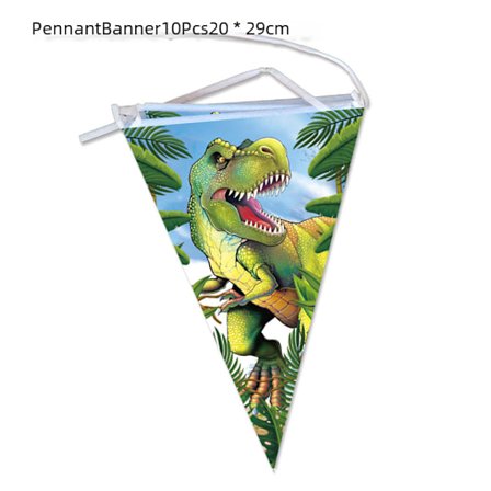 Engångsbestick med dinosauriemönster, muggar och näsdukar – det perfekta valet för dinosauriefester och djungeldekorationer