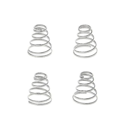 4 stk Sykkel Fjær for Hurtigutløsningsnav Elastisk Rustfritt Stål Tilbehør