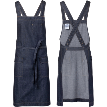 Bröstlappsförkläde 75x90cm Segers 4076 Denim