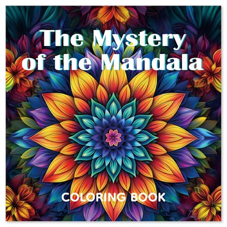 Mandala Dyr Malebok for Voksne | 24 Akvarellkunst-sider]Mandala Blomster]