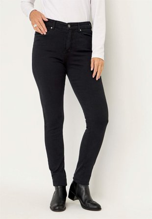 Cellbes of Sweden - Superstretchiga twilljeans Paris - svart - för damer - 42S