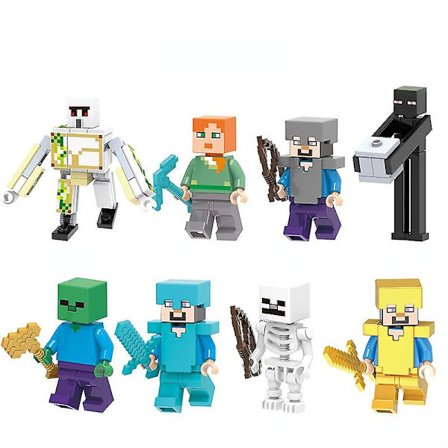 minecraft-serien minifigur iron golem alice