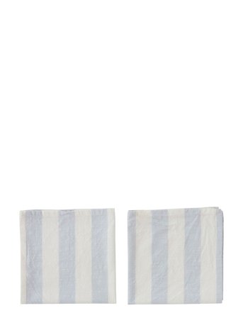 OYOY Living Design Striped Napkin Pack Of 2 - Multi/patterned - 45X45X0.3CM x 45