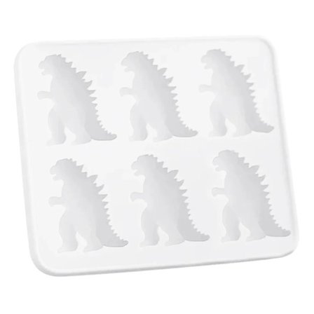 Godzilla Isform Matvaregodkjent Enkel Frigjøring Isballform Silikon Popsicle Former Hjem Kjøkkenutstyr ufeff